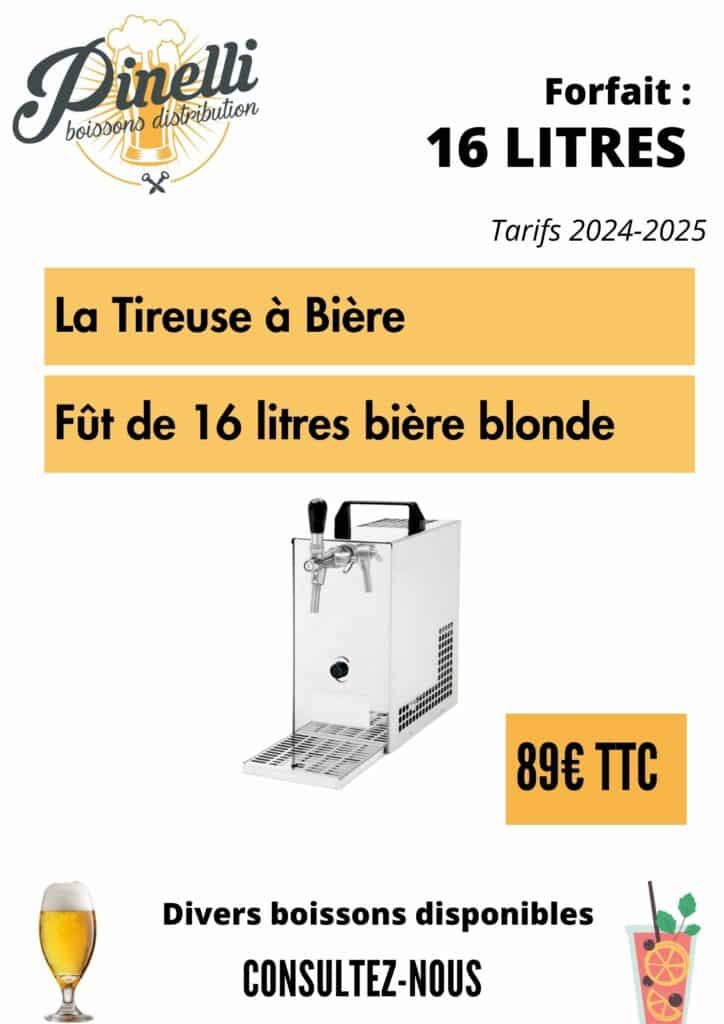 location tireuse a biere ariege